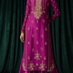 Elegant Magenta Embroidered Kurta Set