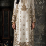 vory Gold Embroidered Formal Ensemble